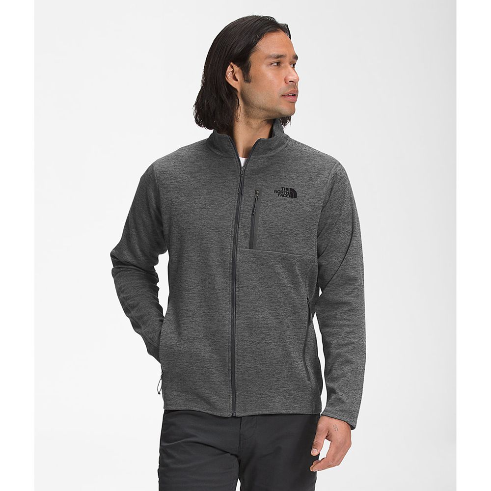 The North Face Fleece Mens Australia - The North Face Canyonlands Full Zip Dark Grey Hiking (XWB-463